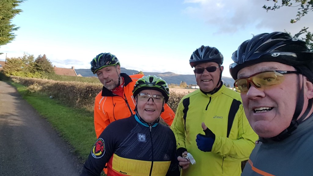 Glen Miller enjoying the Lanes of West Lothian on a group ride